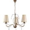 Onli Lampadario 3 luci onli delia bronzo e14
