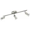 Eglo Barra led a soffitto da interno eglo buzz led grigio 3 luci 3000k