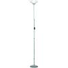 Piantana eglo dezwo titanio e bianco e27 180 cm