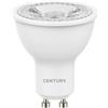 Century Faretto spot led lexar 8w gu10 6000k 38° 230v 530 lm bianco