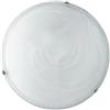 Plafoniera duna Ø 30 cm in vetro bianco, 1x60 w