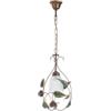 Onli Lampadario 1 luce onli arpa bronzo e14