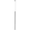 Lampada a sospensione fluke bianca, h 127cm