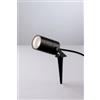 Faro proiettore akron con picchetto o attacco a muro, 35w