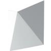 Applique a led stealth alluminio bianco, 420lm