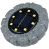 Luce solare segnapassi a led con effetto pietra con sensore - 10 lumen - 1.2 v