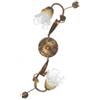 Onli Plafoniera arianna due luci color bronzo, e14