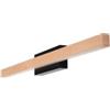 Onli Applique onli dora metallo e legno led 80x5,6x8 cm