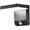 Vtac Applique led solare da esterno quadrata vtac nero 4000k