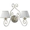 Onli Applique 2 luci onli vivienne bianco e14