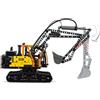 LEGO Technic 42175 Camion Volvo FMX ed escavatore elettrico EC230