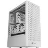 Mars Gaming Case da gaming Mars Gaming MC-T800 ATX, colore bianco, con pannello laterale in vetro temperato e 4 ventole