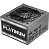 Mars Gaming MPT850, 850 W, 200 - 240 V, connettore ATX a 24 pin, per PC, standard ATX, 80 PLUS Platinum
