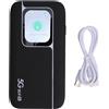 Gistuch Hotspot mobile 5G WiFi, router ad alta velocità che consente di connettere fino a 16 dispositivi. Dispositivo portatile ideale per i viaggi, dotato di uno schermo da 2,01 pollici