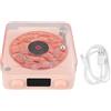 Gistuch Altoparlante Bluetooth in stile giradischi, con luce notturna e display dell'ora, altoparlante stereo wireless multifunzione 3-in-1 compatto, marca Roseate