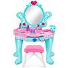 NM Specchiera Mermedia Con Accessori, Luci E Sgabello Girly Generation