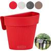 Euro3plast Vaso Rise UP cm 25 Balconiera per Ringhiera Euro3plast