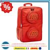 LEGO Brick Zaino 1x2 Rosso 18L con Tasche Esterne e Interne, Rosso