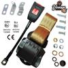 Securon UK Vintage Warehouse 65 Biscotto Classico Marrone Ant. Automatico Inerzia Seat Belt