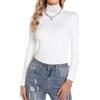 Aottori Maglia Donna Collo Alto Dolcevita Manica Lunga Slim Fit | Dolcevita Aderente, Lupetto Leggero, Basic Tops Elegante, Intimo Traspirante Elasticizzato, Sottogiacca