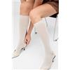 Calzedonia Calze Lunghe In Cotone Rasato Bianco