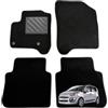 MTC Automotive Tappetini Citroen C3 Picasso 2008-2017, Su Misura, Set 4 Pezzi Neri | Tappetini Auto in Moquette Nera con Battitacco in Gomma Rinforzata e Aderenza Stabile al Modello