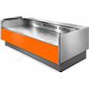 D.L. SERVICE Banco Neutro Self-Service per salumi formaggi e gastronomia - Piano espositivo cm 90 - Lunghezza cm 104 Frontale colore ARANCIO - RAL 2008