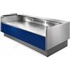 D.L. SERVICE Banco Neutro Self-Service per salumi formaggi e gastronomia - Piano espositivo cm 90 - Lunghezza cm 104 Frontale colore BLU COBALTO - RAL 5013