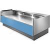 D.L. SERVICE Banco Neutro Self-Service per salumi formaggi e gastronomia - Piano espositivo cm 90 - Lunghezza cm 104 Frontale colore BLU PASTELLO - RAL 5024