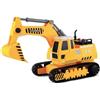 TrAdE Shop Traesio ESCAVATORE GIOCATTOLO PER BAMBINI SCALA 1:14 LUCI E SUONI BRACCIO FUNZIONANTE