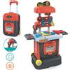 TrAdE Shop Traesio BANCO ATTREZZI GIOCATTOLO BAMBINI CON SEGA FUNZIONANTE RICHIUDIBILE IN TROLLEY