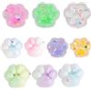oCreon Fufu Squishy: 10 morbidi giocattoli a forma di zampa di gatto in silicone, adatti a bambine e bambini