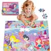 Sonstige Kinder Puzzle, 96 pezzi, puzzle da pavimento a tema "mondo marino", dimensioni 60x42 cm, adatto ai bambini dai 4 anni in su