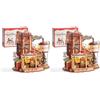 ROKR Puzzle in legno 3D, "Fabbrica dei Regali da Sogno", meccanico con musica, 449 pezzi, set da 2, dimensioni 244x163x256 mm, codice prodotto EAB01