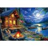 Sonstige Puzzle da 1000 pezzi, "Cottage alla luce della luna" - Un puzzle stimolante per tutta la famiglia