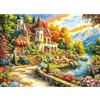 Sonstige Puzzle da 500 pezzi, immagine panoramica di una villa, per adulti