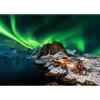 HUADADA Puzzle da 1000 pezzi, Norvegia, Aurora Boreale. Un gioco di puzzle per tutta la famiglia