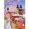 HUADADA Puzzle da 1000 pezzi, soggetto: "Praga, romanticismo", dimensioni 70x50 cm