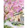 HUADADA Puzzle da 1000 pezzi, raffigurante una città fiorita e un paesaggio acquatico, dimensioni 70x50 cm, adatto a partire dai 14 anni