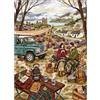 Sonstige Puzzle da 1000 pezzi, illustrazione ad acquerello, tema: campeggio nelle Highlands