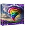 Sonstige Puzzle da 1000 pezzi, motivo "Turbinio di arcobaleno", forma speciale, 55x49 cm. Puzzle classico per adulti, puzzle difficile, ideale per la decorazione della parete