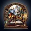 Sonstige Puzzle in legno per adulti, 280 pezzi, tema: treno di libri