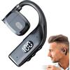 Generic Auricolari avvolgenti - Cuffie con gancio, 1 set di auricolari per corsa su pista, ascoltatori ad anello con schermo di alimentazione, apparecchiature audio, ricevitori sicuri per jogging, ciclismo e