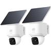 eufy Security eufy by Anker Cam E30 2 Pack Telecamera Wi Fi Esterno con Pannello Solare Senza