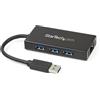 StarTech Dockingstation Hub USB 3.0 3 Porte con Ethernet Gigabit in Alluminio