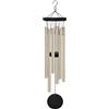 SIONMYTF Campanelli a vento commemorativi per esterni con 6 tubi in lega di alluminio e gancio, campanelli a vento per decorazione domestica, giardino, patio esterno