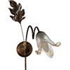 OndaLuce Applique a 1 luce in stile classico ferro battuto nero-rame e oro sfumato 1XE14 ONDAP2490/1R/20