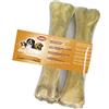Nobby Osso da masticare pressato per cani, 21,5 cm, 1 confezione da 2 pezzi (1 x 170 g)