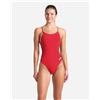 Arena Solid Lace Back W - Costume Piscina - Donna - Rosso