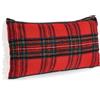 BIZZOTTO CUSCINO RICHARD TARTAN ROSSO 40X60